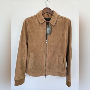 Allsaints Drant suede jacket size Medium.. New with Tags..All Saints